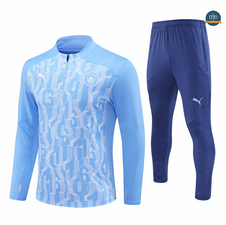 Comprar Chándal Fútbol Manchester City Niño Equipación 2024/2025 azul claro