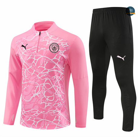 Nuevas Chándal Fútbol Manchester City Niño Equipación 2024/2025 rosa