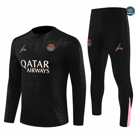 Outlet Chándal Fútbol Paris Saint Germain Niño Equipación 2024/2025 negro