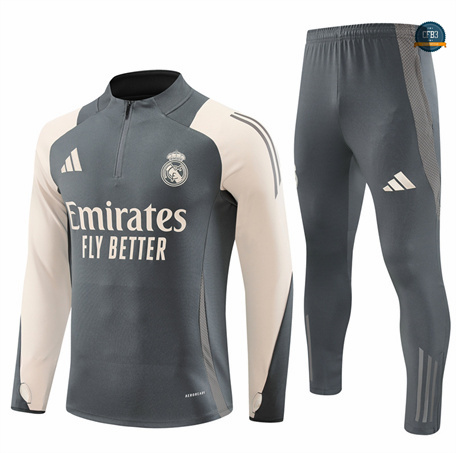 Ofertas Chándal Fútbol Real Madrid Niño Equipación 2024/2025 gris oscuro