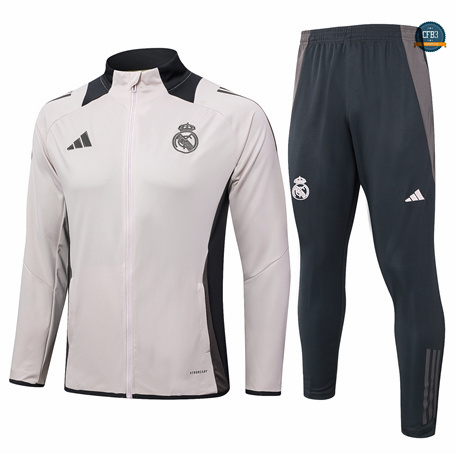 Buscar Chaqueta Chándal Fútbol Real Madrid Niño Equipación 2024/2025 Gris