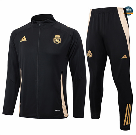 Ofertas Chaqueta Chándal Fútbol Real Madrid Niño Equipación 2024/2025 negro