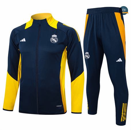 Crear Chaqueta Chándal Fútbol Real Madrid Niño Equipación 2024/2025 Azul marino