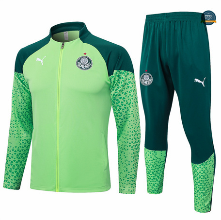 Hacer Chaqueta Chándal Fútbol Palmeiras Equipación 2024/2025 verde claro