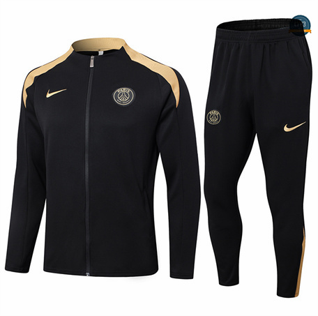 Comprar Chaqueta Chándal Fútbol Paris Saint Germain Equipación 2024/2025 negro