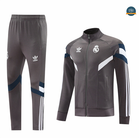 Ofertas Chaqueta Chándal Fútbol Real Madrid Equipación 2024/2025 Gris