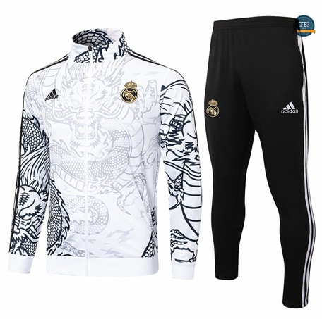 Comprar Chaqueta Chándal Fútbol Real Madrid Equipación 2024/2025 Blanco