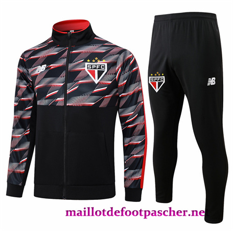 Hacer Chaqueta Chándal Fútbol São Paulo Equipación 2024/2025 negro