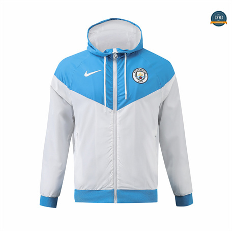 Comprar cortavientos Manchester City Equipación 2024/2025 Blanco