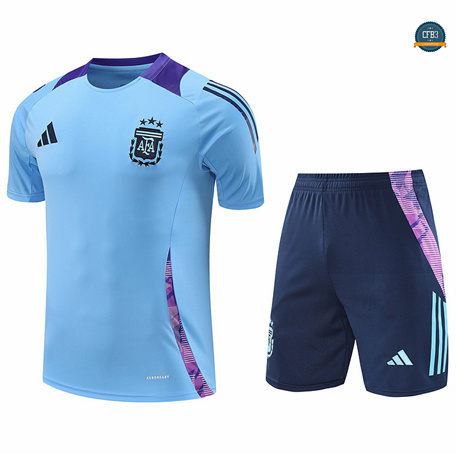 Venta Camiseta Entrenamiento futbol Argentina + Pantalón 2024/2025 Azul