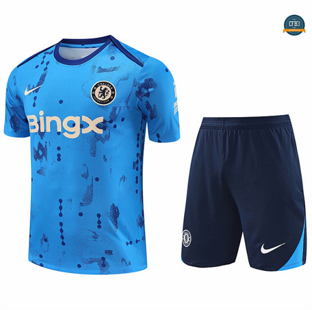 Venta Camiseta Entrenamiento futbol Chelsea + Pantalón 2024/2025 Azul