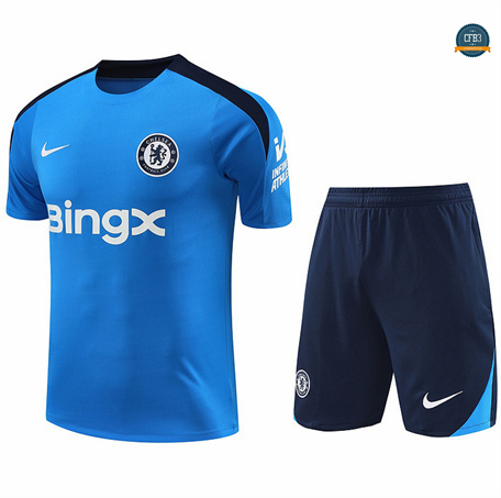 Ofertas Camiseta Entrenamiento futbol Chelsea + Pantalón 2024/2025 Azul