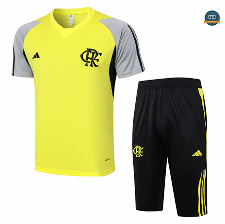 Comprar Camiseta Entrenamiento futbol Flamengo + Pantalón 2024/2025 amarillo