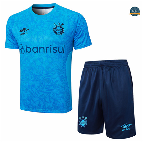 Nuevas Camiseta Entrenamiento futbol Gremio + Pantalón 2024/2025 Azul