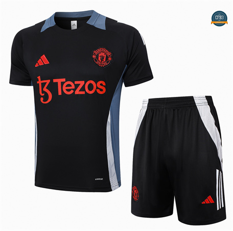 Nuevas Camiseta Entrenamiento futbol Manchester United + Pantalón 2024/2025 negro