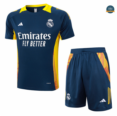 Crear Camiseta Entrenamiento futbol Real Madrid + Pantalón 2024/2025 Azul marino