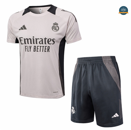 Venta Camiseta Entrenamiento futbol Real Madrid + Pantalón 2024/2025 Gris