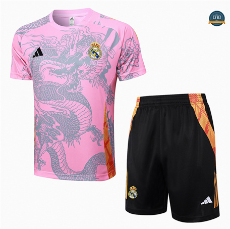 Ofertas Camiseta Entrenamiento futbol Real Madrid + Pantalón 2024/2025 rosa