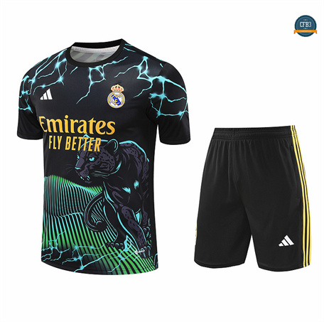 Outlet Camiseta Entrenamiento futbol Real Madrid + Pantalón 2024/2025 negro