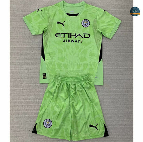 Venta Camiseta futbol Manchester City Niño Equipación Portero Verde 2024/2025