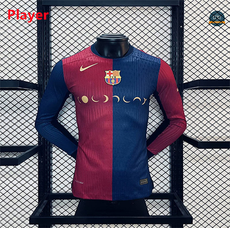 Nuevas Camiseta futbol Barcelona Player Equipación 1ª Edición especial Manga Larga 2024/2025