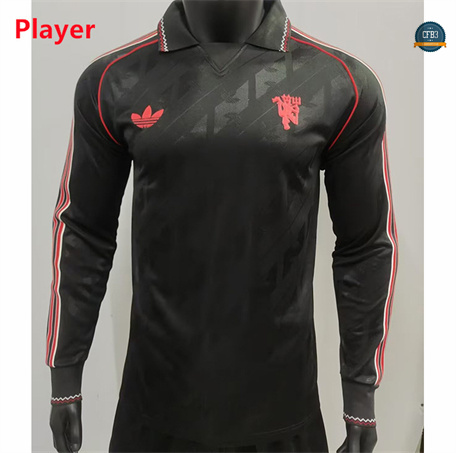 Nuevas Camiseta futbol Manchester United Player Equipación Edición especial Manga Larga 2024/2025