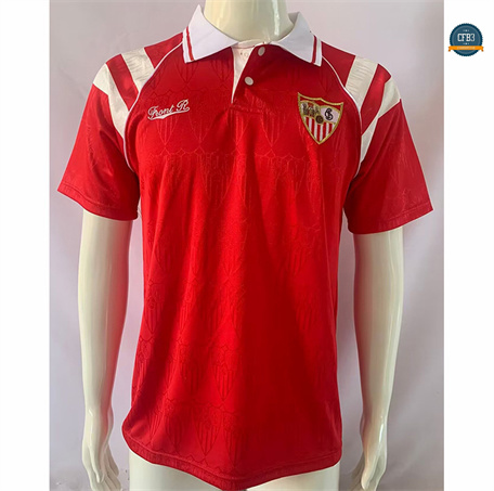 Comprar Camiseta futbol Retro 1992-93 Sevilla 2ª Equipación Rojo