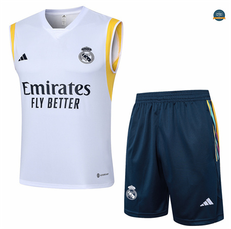 Outlet Camiseta entrenamiento sin mangas Real Madrid Blanco 2024/2025