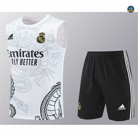 Comprar Camiseta entrenamiento sin mangas Real Madrid Blanco 2024/2025