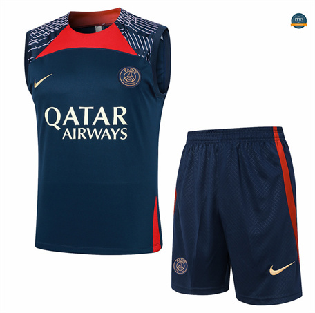 Buscar Camiseta entrenamiento sin mangas Paris Paris Saint Germain azul real 2024/2025