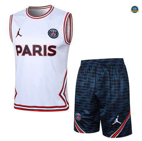 Crear Camiseta entrenamiento sin mangas Paris Paris Saint Germain Blanco 2024/2025