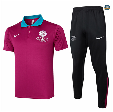 Comprar Camiseta entrenamiento Paris polo + Pantalones Púrpura 2024/2025
