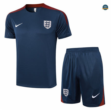 Nuevas Camiseta entrenamiento Inglaterra + Pantalón Corto azul real 2024/2025