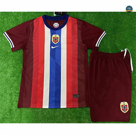 Diseñar Camiseta futbol Noruega Niño 1ª Equipación 2024/2025
