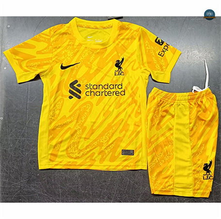 Buscar Camiseta futbol Liverpool Niño Equipación portero amarillo 2024/2025