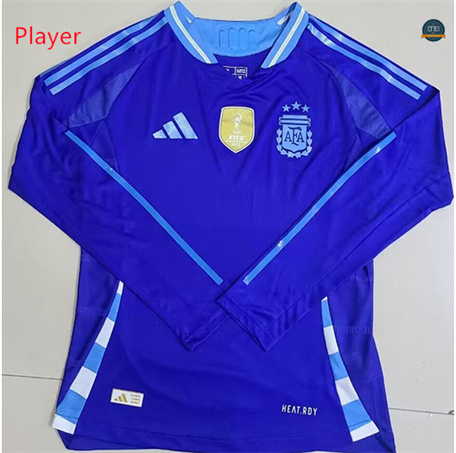 Crear Camiseta futbol Argentina Player 2ª Equipación Manga Larga 2024/2025