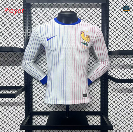 Nuevas Camiseta futbol Francia Player 2ª Equipación Manga Larga 2024/2025