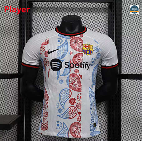 Cfb3 Camiseta Player Barcelona Equipación Training Blanco 2024/2025