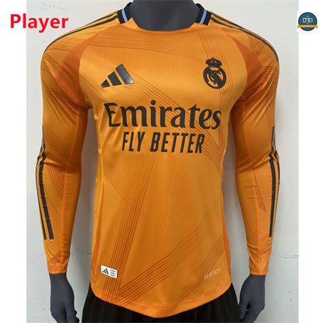 Cfb3 Camiseta Player Real Madrid 3ª Equipación Manga Larga Amarillo 2024/2025