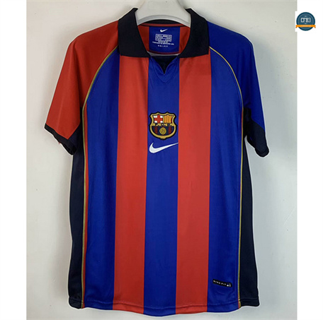 Cfb3 Camiseta Retro 2001-02 Barcelona 1ª Equipación