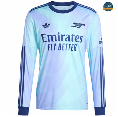 Outlet Camiseta Arsenal Tercera Equipación Manga Larga 2024/2025