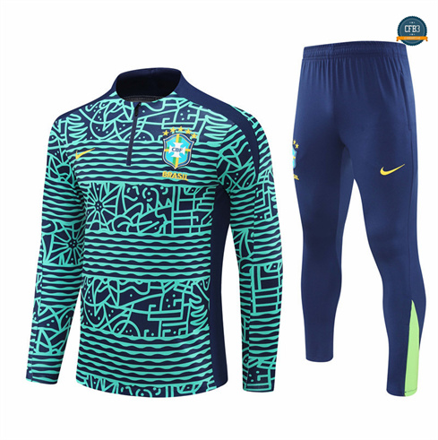 Diseño Chándal Fútbol Brasil Equipación azul 2024/2025