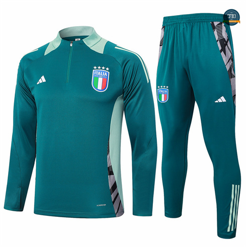 Crear Chándal Fútbol Italia Equipación verde 2024/2025