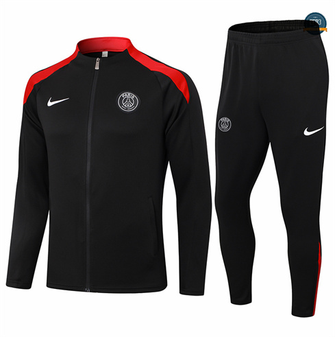 Comprar Chaqueta Chándal Fútbol Paris Saint Germain Equipación negro 2024/2025