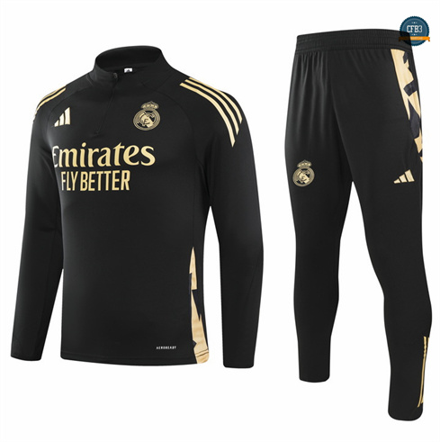 Outlet Chándal Fútbol Real Madrid Equipación negro 2024/2025