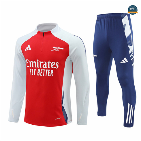 Diseño Chándal Fútbol Arsenal Niño Equipación rojo 2024/2025