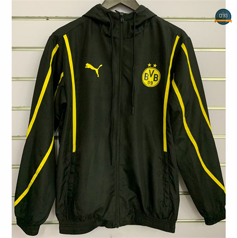 Diseño Rompevientos Borussia Dortmund Equipación negro 2024/2025