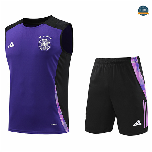 Nuevas Camiseta entrenamiento sin mangas Alemania Púrpura 2024/2025