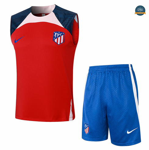 Buscar Camiseta entrenamiento sin mangas Atletico Madrid rojo 2024/2025