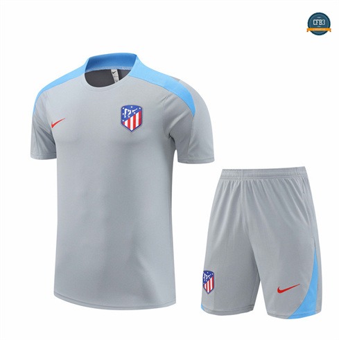 Hacer Camiseta entrenamiento Atletico Madrid + Pantalón gris 2024/2025